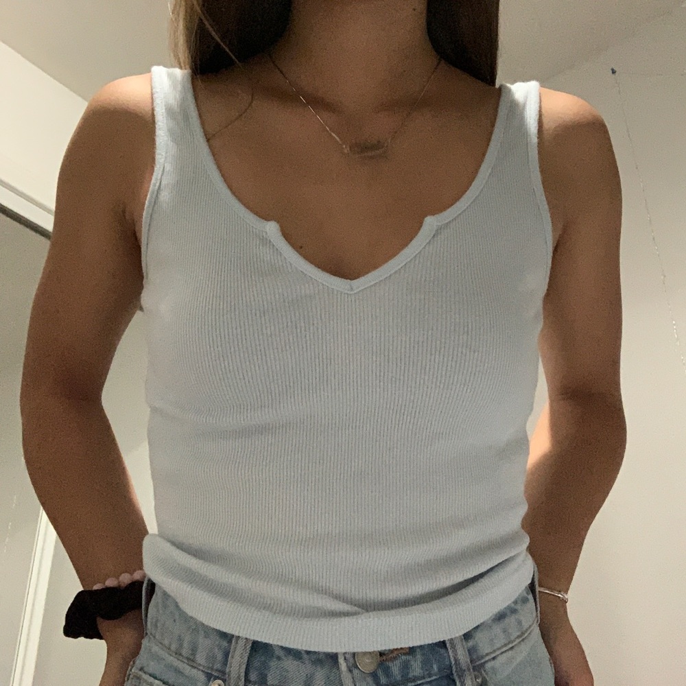 Blue tank top